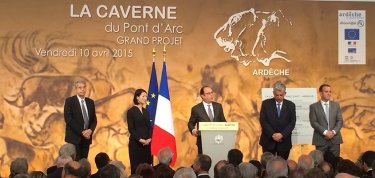 Inauguration de la Caverne du Pont d'Arc