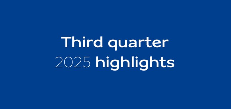 Third quarter 2025 highlights