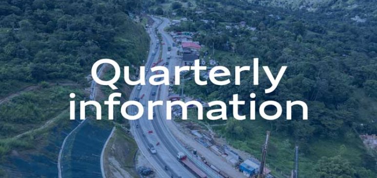 Quarterly information at 31 march 2023