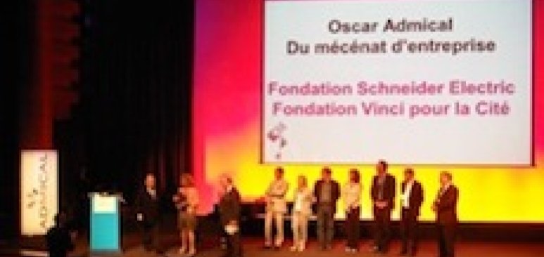 The VINCI Foundation for the Community winner of the 2011 Admical Oscar for corporate philanthropy