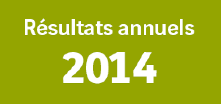 Résultats annuels 2014