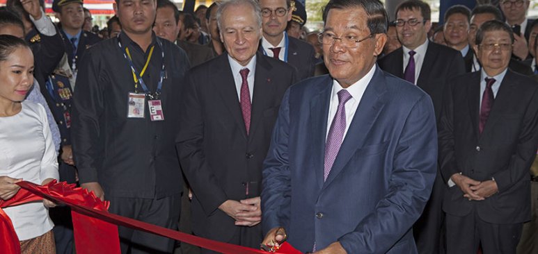 Inauguration des extensions des aéroports de Phnom Penh et de Siem Reap au Cambodge