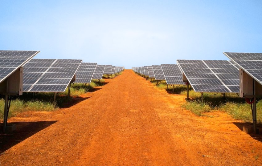 Parc photovoltaique en Afrique