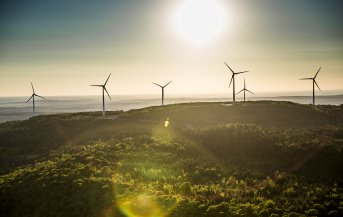 Parc éolien au Canada, installé par Omexom