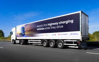 Recharge dynamique à induction des poids lourds sur l'A10