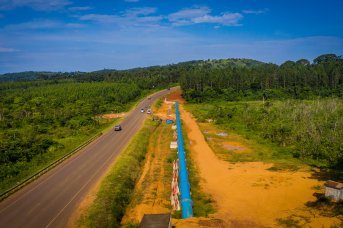 Katosi-Kampala Transmission Main project in 2021