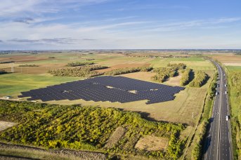 parc photovoltaïque autoroute France