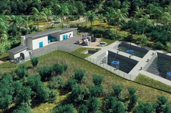 Station d’épuration à Mayotte