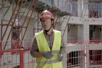 Aurélien Gayrard-Bouzereau, directeur de travaux chez VINCI Construction