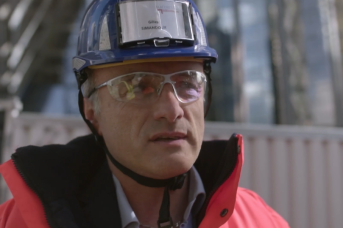 Avec Gilles Simandoux, directeur méthodes d'exploitation chez VINCI Construction