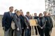 Pose de la première pierre de la reconstruction de la flèche de la basilique Saint-Denis