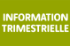 Information trimestrielle au 30 septembre 2015
