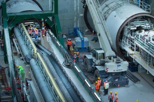 Chantier du métro de Doha