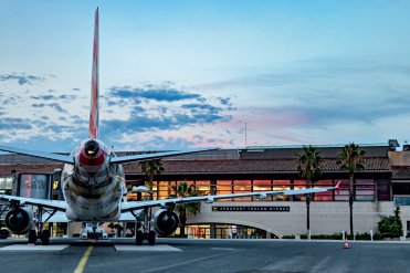 Tarmac de l'aéroport de Toulon Hyères