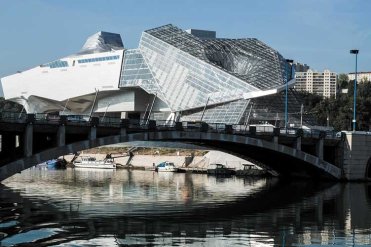 Vue du musée de Confluence à Lyon