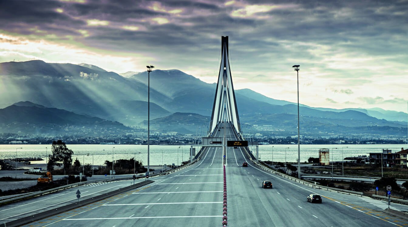 pont Chariloas Trikoupis - Liaison Péloponnèse et Grèce continentale