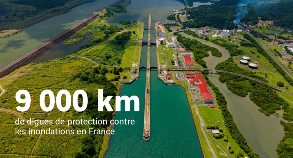 9000 km digues
