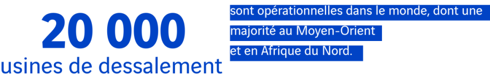 Usines de dessalement dans le monde