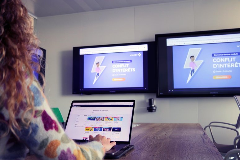Formation interne d'une collaboratrice VINCI