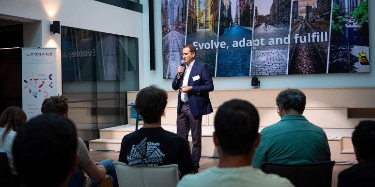 Vue d'une conférence Leonard sur l'innovation