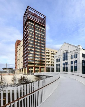 Immeubles dans le quartier Universeine
