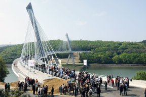 Inauguration du nouveau pont de Térénez