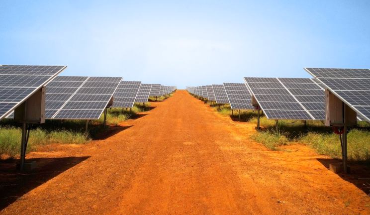 Parc photovoltaique en Afrique