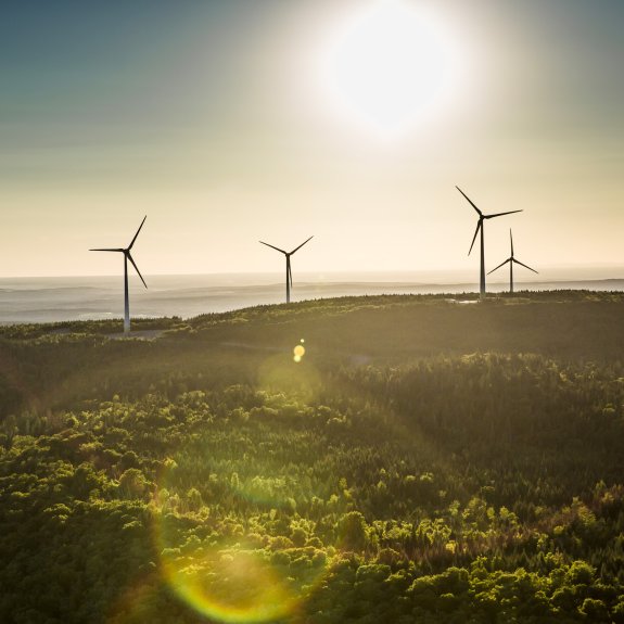 Parc éolien au Canada, installé par Omexom