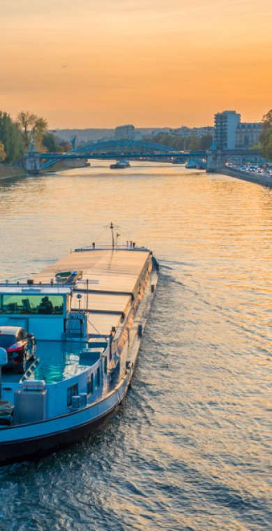 visuel décongestion transport fluvial